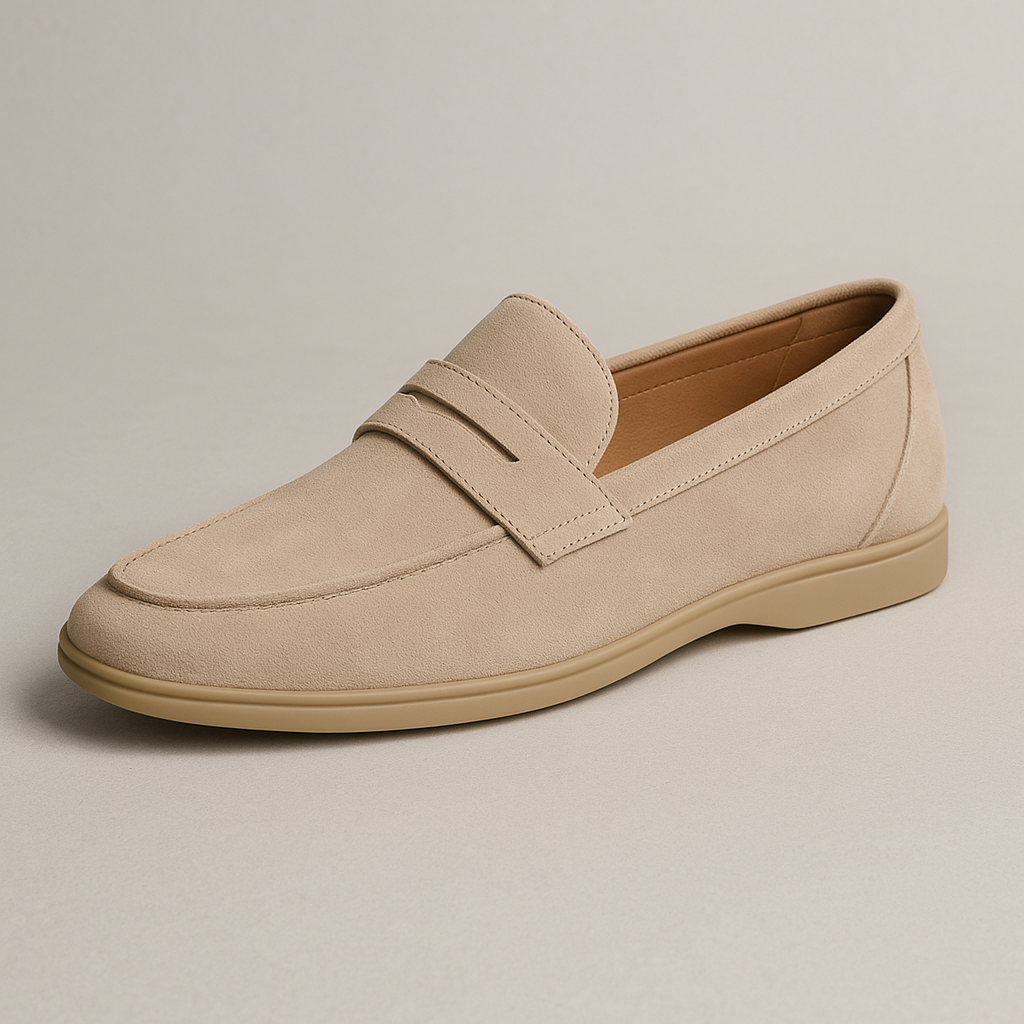 Men's Suede Slip On Loafers | Flat