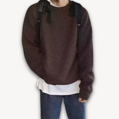 Men's Oversized Pullover Sweater | Winter