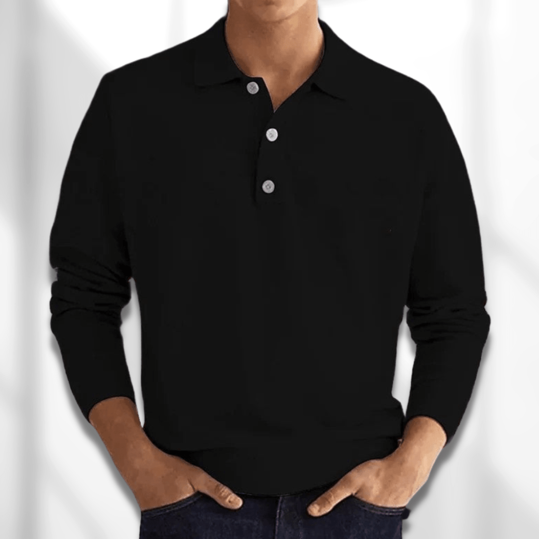 Herren Jumper Polohemd | Langarm