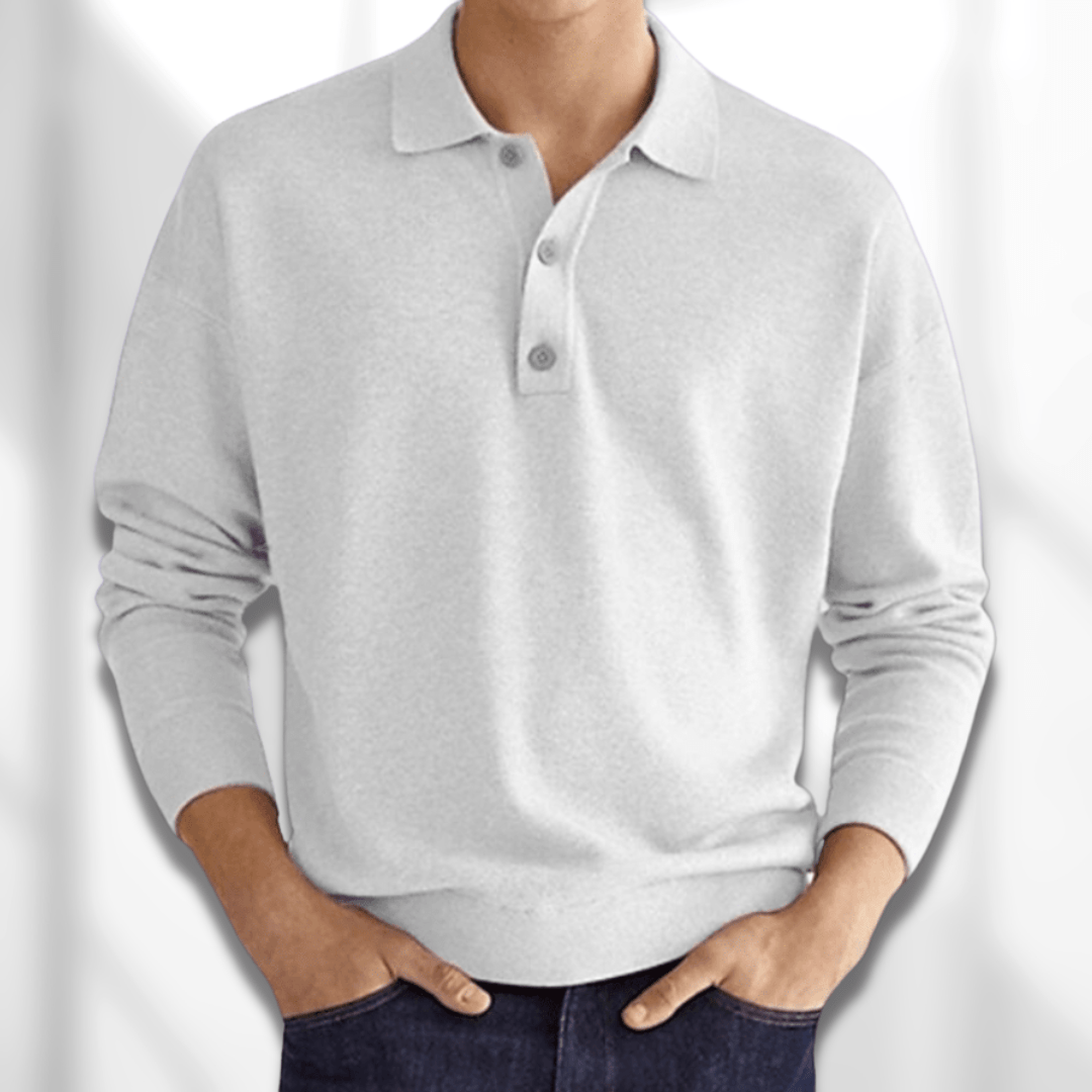 Herren Jumper Polohemd | Langarm
