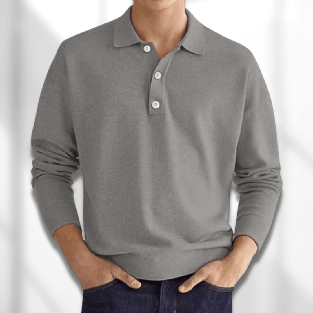 Herren Jumper Polohemd | Langarm