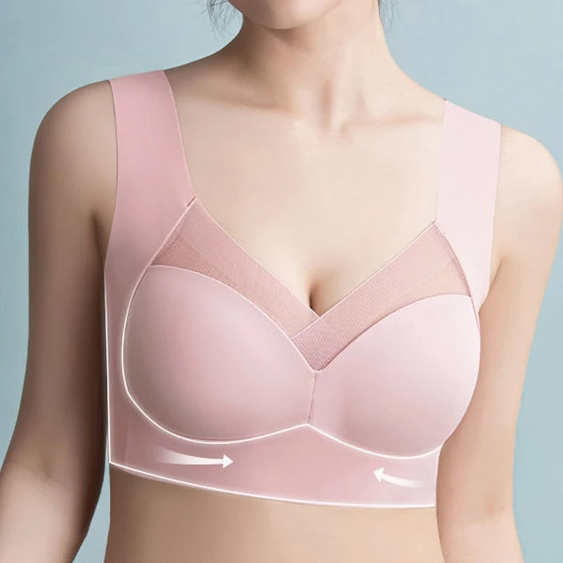 Women's Wide Shoulder Straps Bra | Comfort