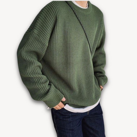 Men's Oversized Pullover Sweater | Winter