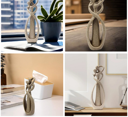 Zeitlose Liebe | Abstrakte Figur | Einzigartiges Geschenk | Ewige Umarmung