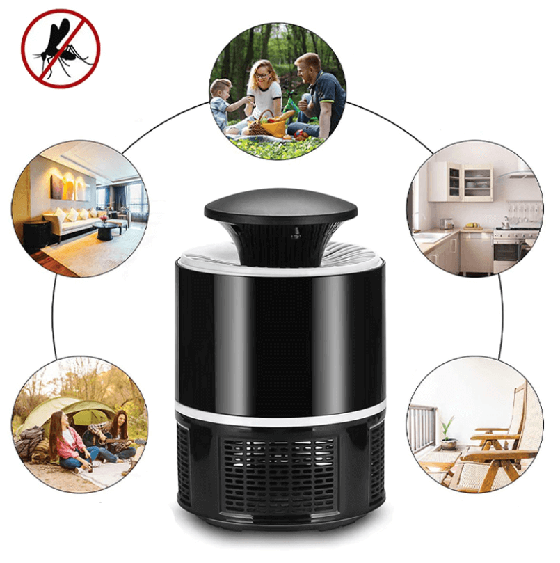 Stille UV-Moskito-Lampe mit USB und Anti-Schock-System