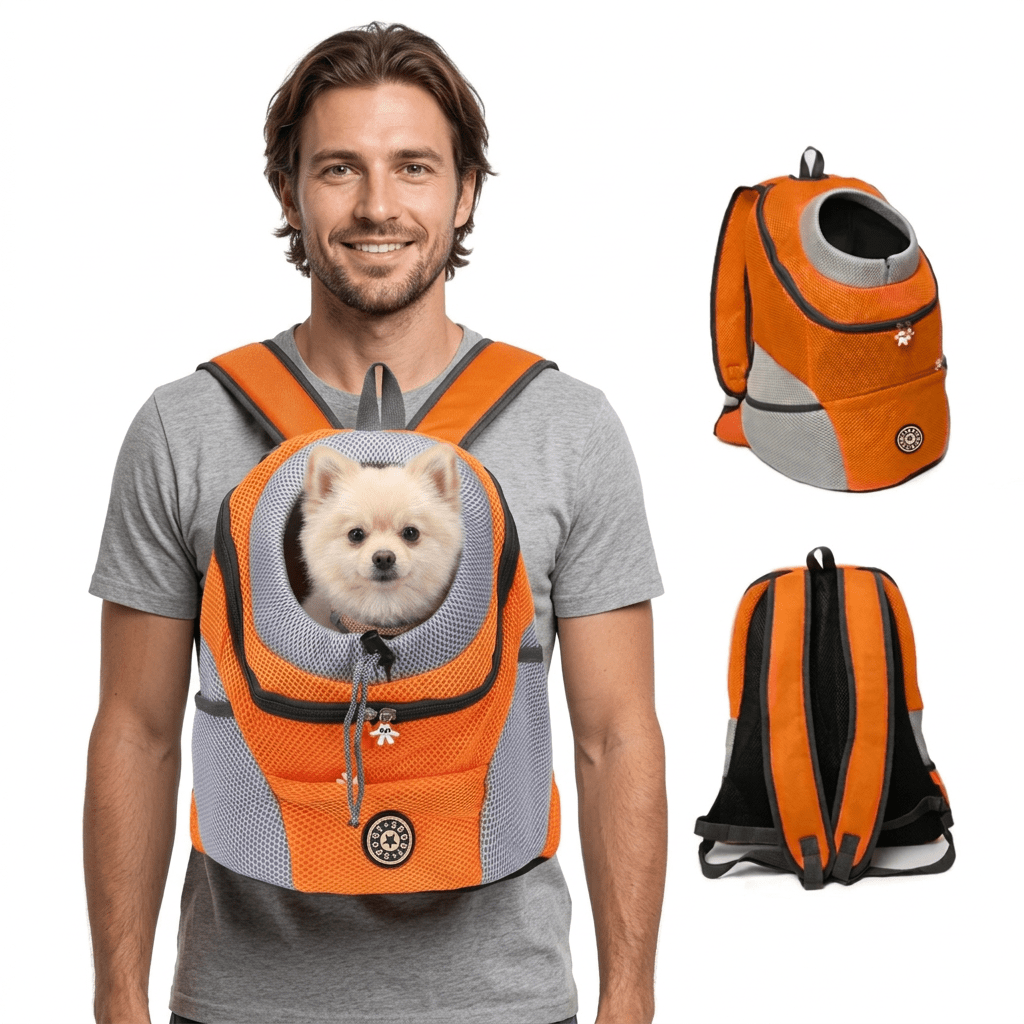 Ergonomischer Hundeträgerucksack mit Komfortpolsterung