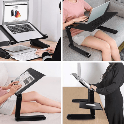 360-Grad Ergonomischer Laptopständer für gesundes und flexibles Arbeiten