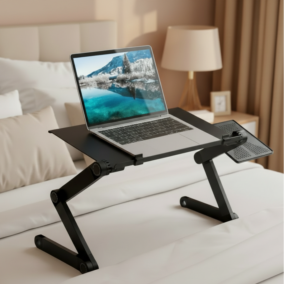 360-Grad Ergonomischer Laptopständer für gesundes und flexibles Arbeiten