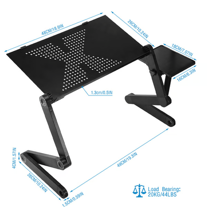 360-Grad Ergonomischer Laptopständer für gesundes und flexibles Arbeiten