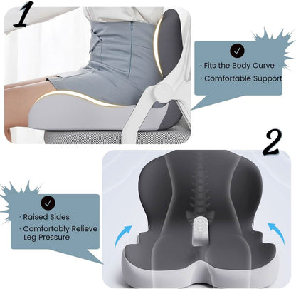 Ergonomisches Lendenkissen für Bürostühle und Autos