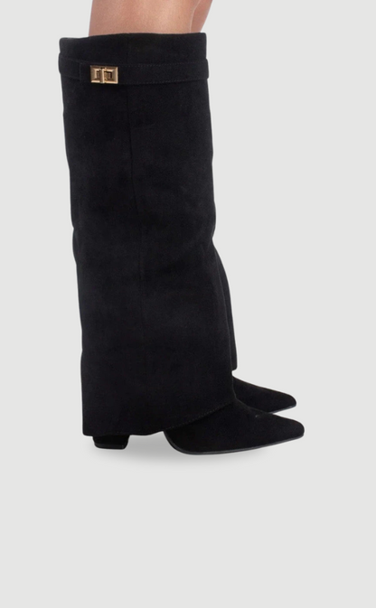 Women's Buckle Knee High Boots | Winter