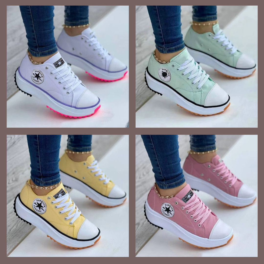 Damen Bequem Sneaker | Flat