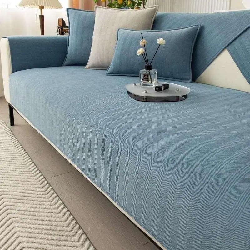 L-Form Sofaüberwurf – Rutschfester, weicher Couchschutz für Komfort und Stil