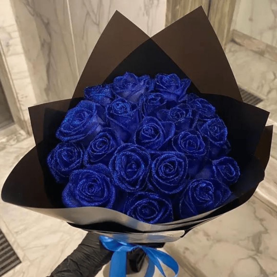 Ewige Glitzerrose für romantische Geschenke & Wohnkultur