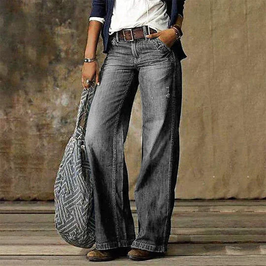 Damen Baggy Jeans | Lang