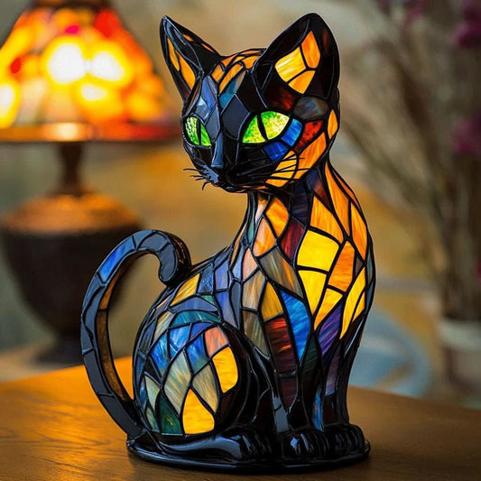 Verspielt LED Katzen Nachtlicht mit sanftem Ambienteglanz