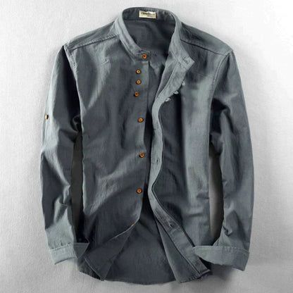 Herren Elegantes Hemd | Stehkragen