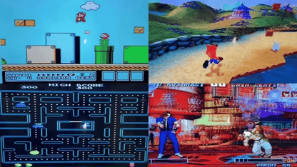 Retro-Spielkonsole 64GB mit 2 Controllern - Über 20.000 Spiele