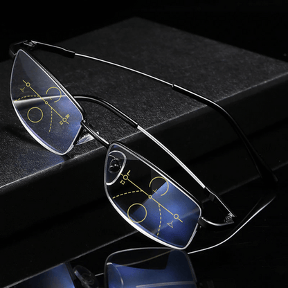 Intelligente Gleitsichtbrille | Automatische Sichtanpassung & Blaulichtfilter