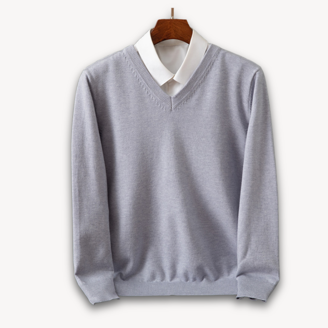 Men's V-Neck Sweater | Soft & Lightweight
