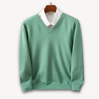 Men's V-Neck Sweater | Soft & Lightweight