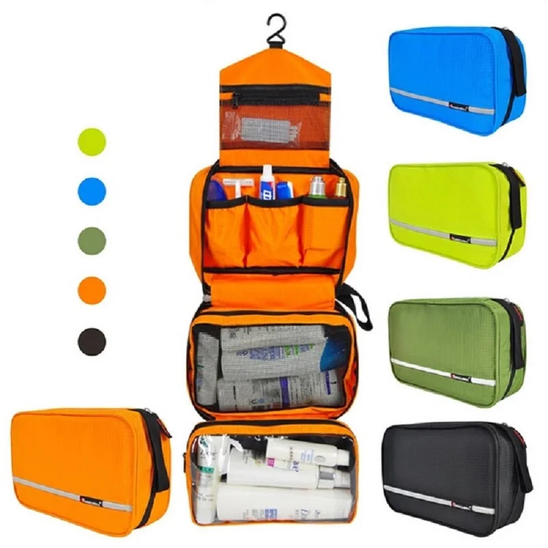 Große Wasserfeste Kulturbeutel für Männer & Frauen | Reise Kosmetik Organizer | Langlebiges Design & Geräumiger Stauraum
