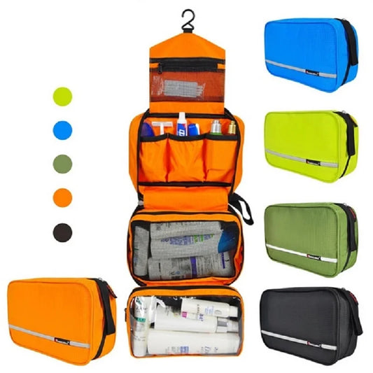 Große Wasserfeste Kulturbeutel für Männer & Frauen | Reise Kosmetik Organizer | Langlebiges Design & Geräumiger Stauraum