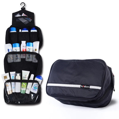 Große Wasserfeste Kulturbeutel für Männer & Frauen | Reise Kosmetik Organizer | Langlebiges Design & Geräumiger Stauraum