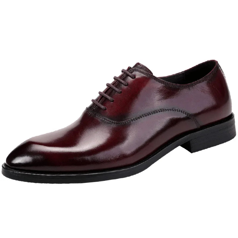 Herren Italienische Kunstleder Oxfordschuhe für formelle Anlässe