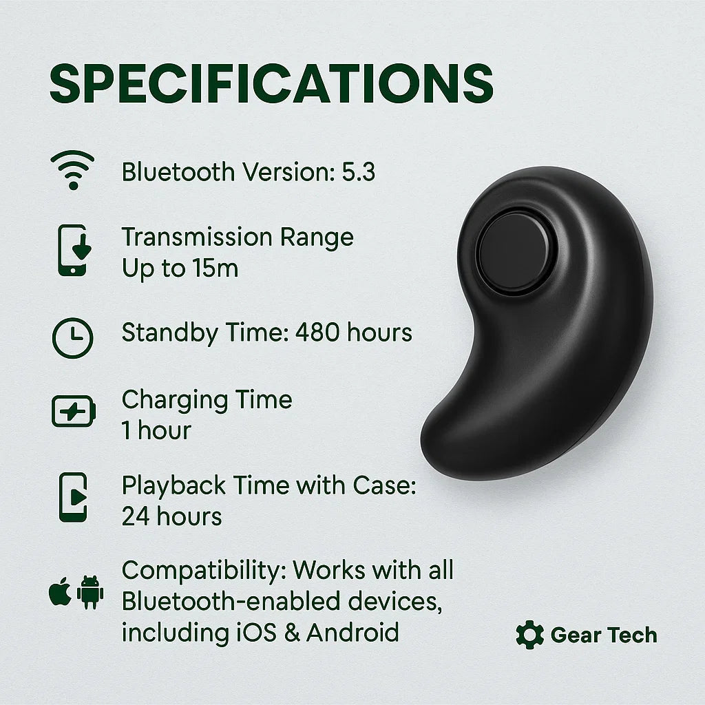 Kabellose Schlafkopfhörer mit Bluetooth 5.3