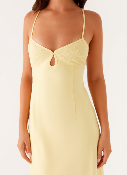 Emilia Maxikleid - Gelb