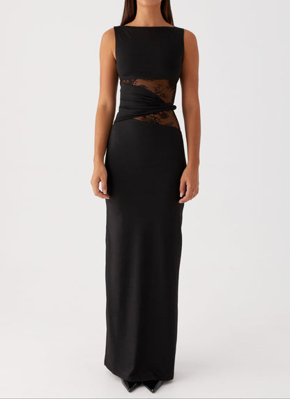 Delfina Maxikleid - Schwarz