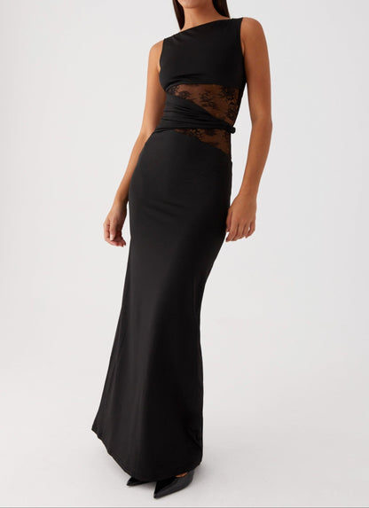 Delfina Maxikleid - Schwarz