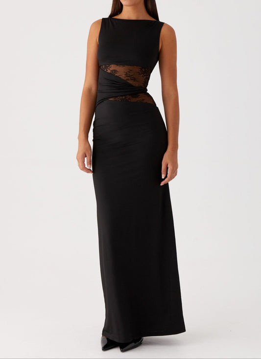 Delfina Maxikleid - Schwarz