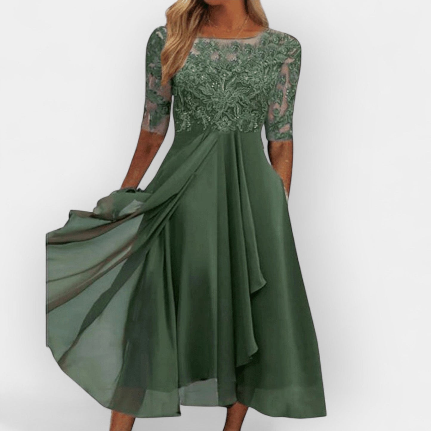 Damen Modern Festliches Kleid | Midi