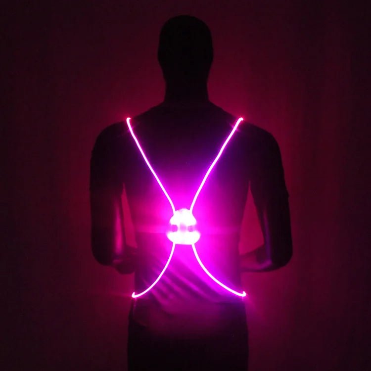 Reflektierende LED-Weste für Laufen, Radfahren und Gehen