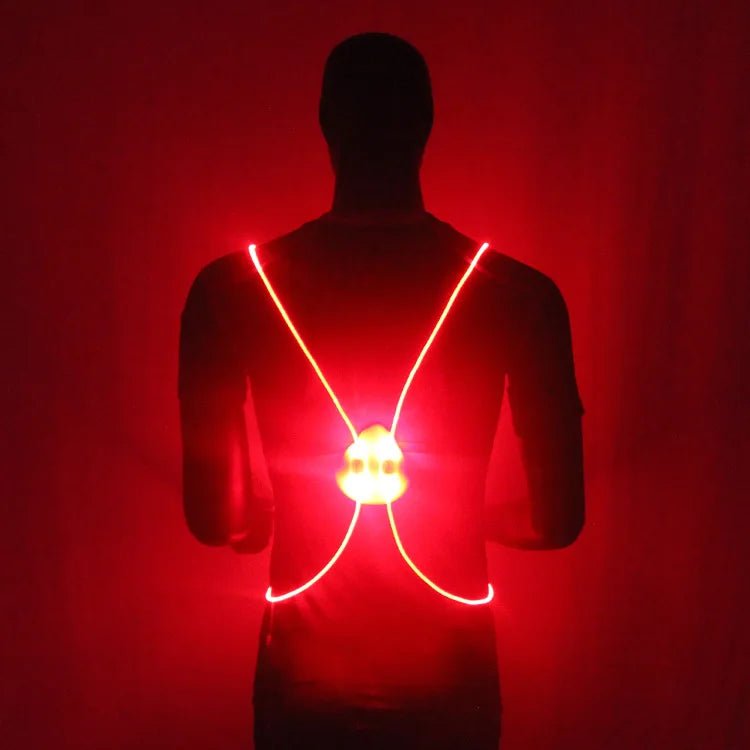 Reflektierende LED-Weste für Laufen, Radfahren und Gehen