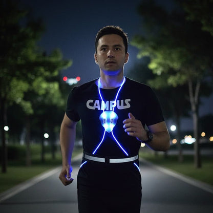 Reflektierende LED-Weste für Laufen, Radfahren und Gehen