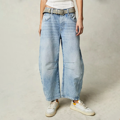 Damen Casual Baggy Jeans | Bequem