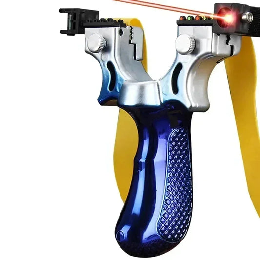 Präzisionsschleuder mit Laserzielvorrichtung, Wasserwaage und rutschfestem Griff