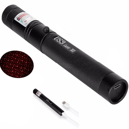 Leistungsstarker Laserpointer mit einstellbarem Fokus