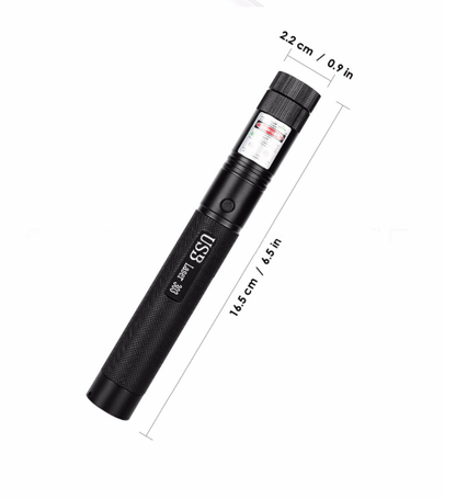Leistungsstarker Laserpointer mit einstellbarem Fokus