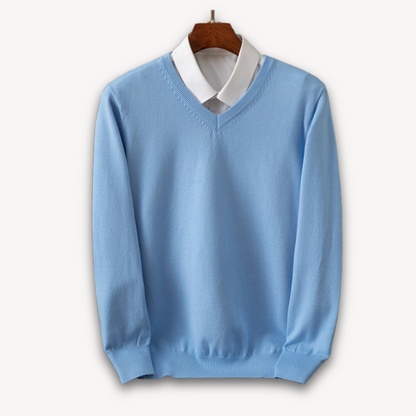 Men's V-Neck Sweater | Soft & Lightweight