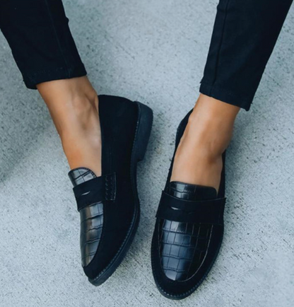 Damen Bequeme Slipper | Schwarz