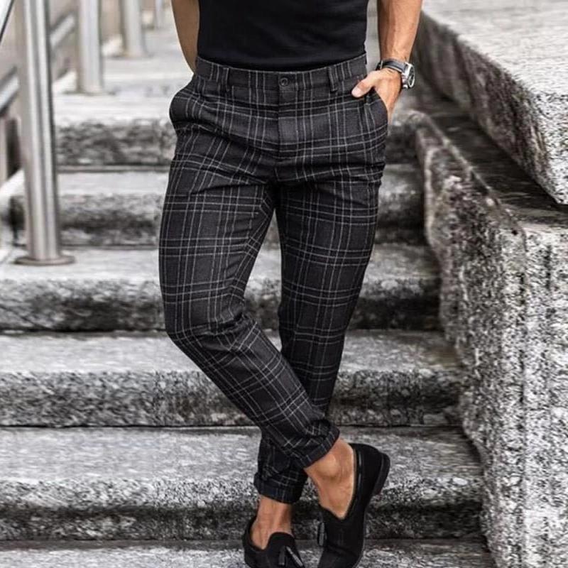 Herren Stoff Chinohose | Hell