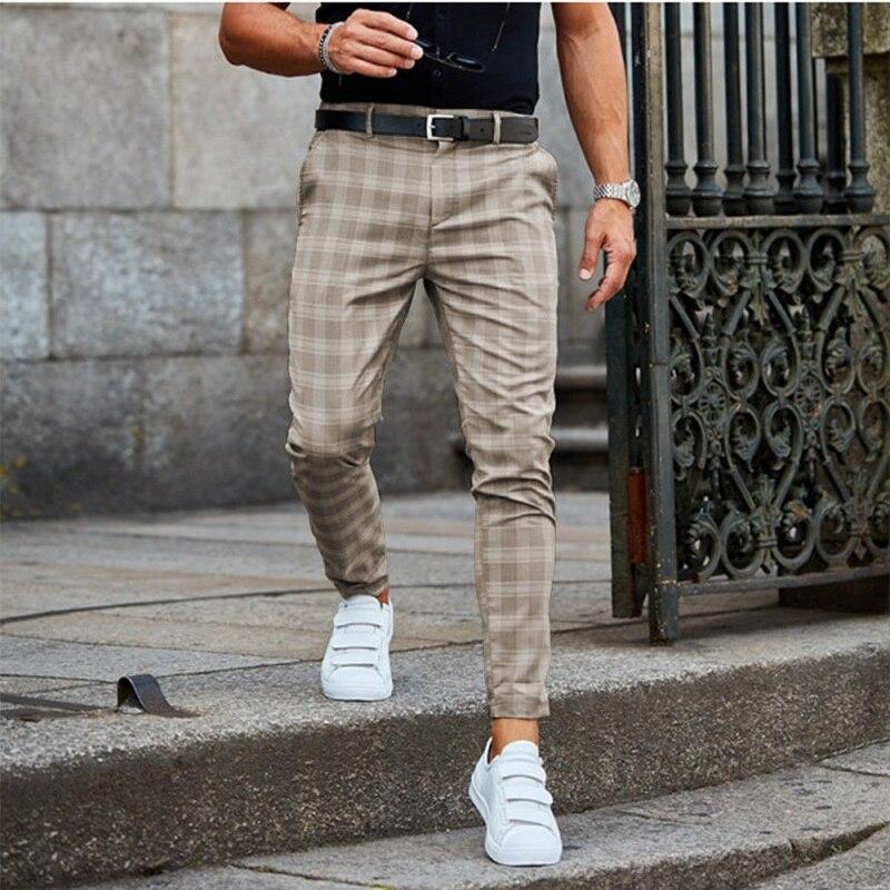 Herren Stoff Chinohose | Hell