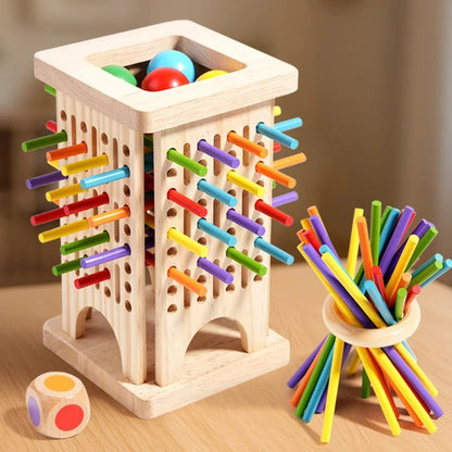 Montessori Zählstäbchen Set für kognitive Entwicklung und Koordination