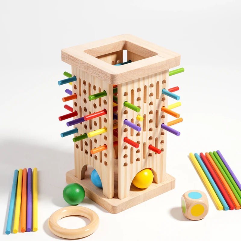 Montessori Zählstäbchen Set für kognitive Entwicklung und Koordination