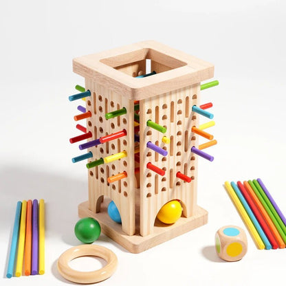 Montessori Zählstäbchen Set für kognitive Entwicklung und Koordination