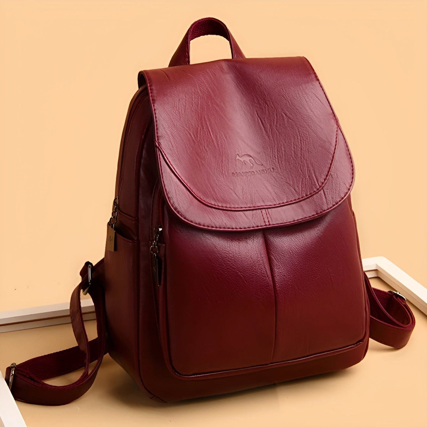 Damen Leder Rucksack – Stilvoll und Funktional | Ideal für den täglichen Gebrauch und das Büro